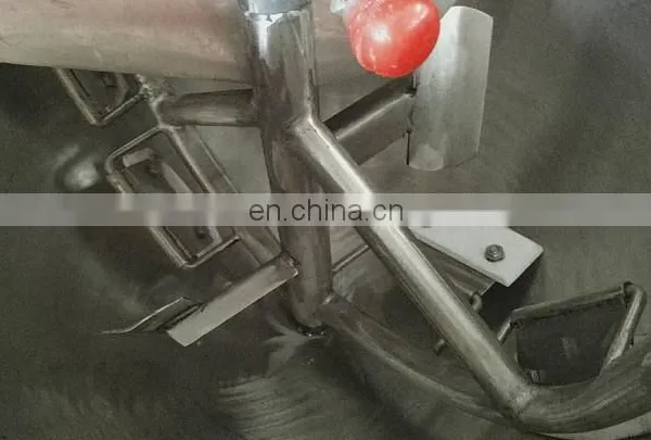 Pressure Sugar Jacketed Cooking Kettle With Agitator Sugar Boiling Pot of Tilting Steam Cooking Kettle photo-2