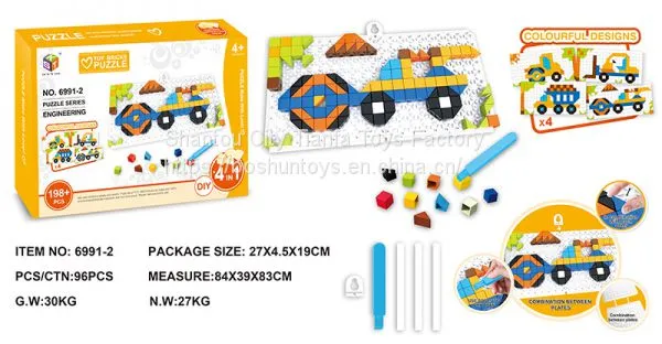 Hot Sale Toy Brick Block Building Toy Funny Puzzle Toy DIY Construction Brick Block Toy for Kids Brick Toy Gift 6991-2 photo-5