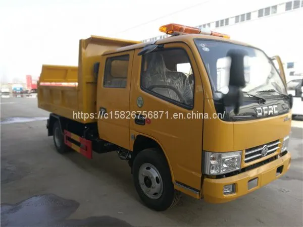 The Five Dongfeng Two-seater Small Dump Truck photo-2