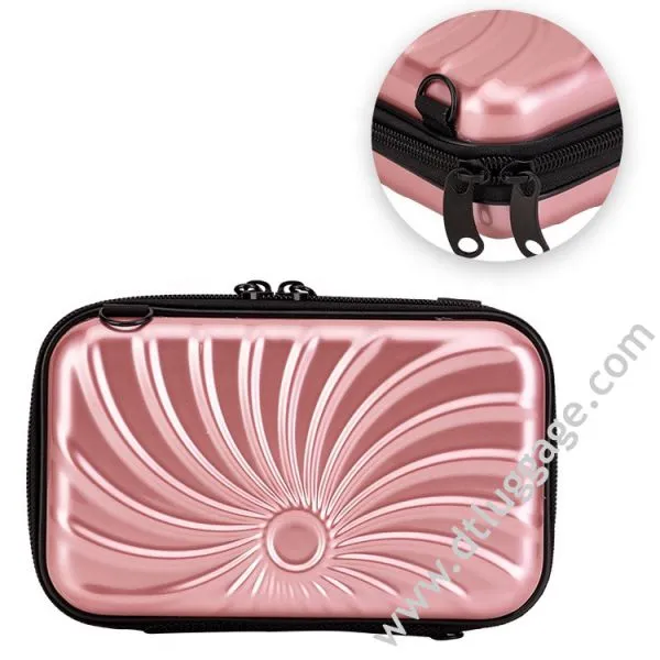 Multifunction Mini Storage Bag ABS PC Hard Shell Cosmetic Case Women Make Up Luggage Case photo-5