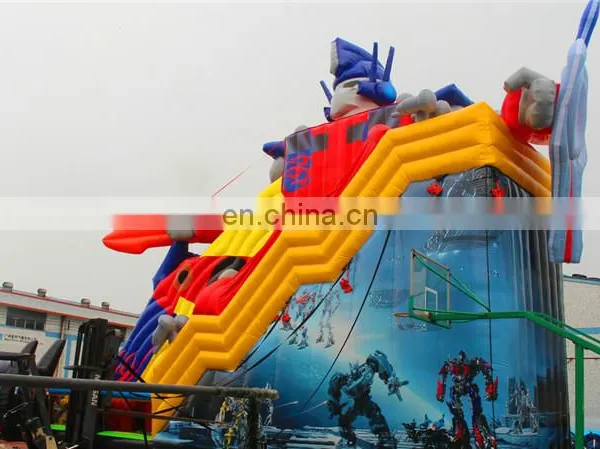 2020 New Design Space Theme Super Robot War Inflatable Slide on Sale photo-6