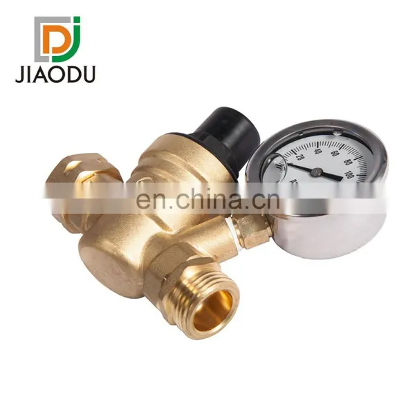Lead Free Water Reducer for RV Adjustable Brass Water Pressure Regulator Valve photo-3