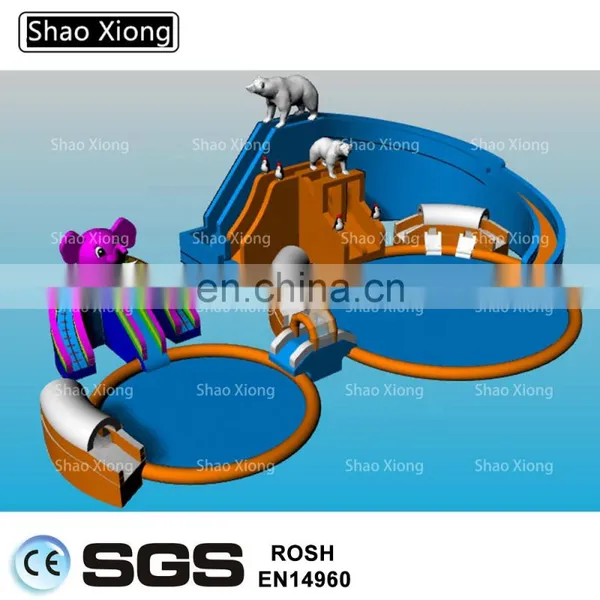 New Inflatable Floating Waterpark Equipment Outdoor Inflatable Floating Obstacle Water Sports Park Game for Sale photo-3