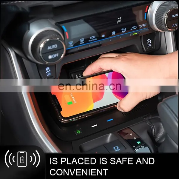 Wireless Car Charger Armrest Box Special Mobile Phone Wireless Fast Charge For Rav4 Rongfang Willanda photo-3