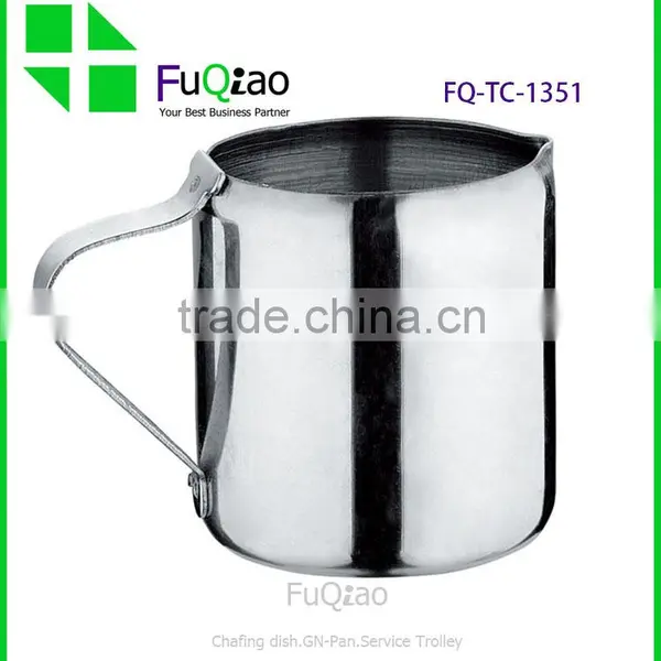 Hot Sale Commercial Stainless Steel Milk Frothing Pitcher Milk Jug for Lattes Coffee Cup photo-2