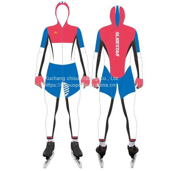 Confortable Sublimation Fire Proof Custom Ski Racing Ice Speed Skating Suit photo-4