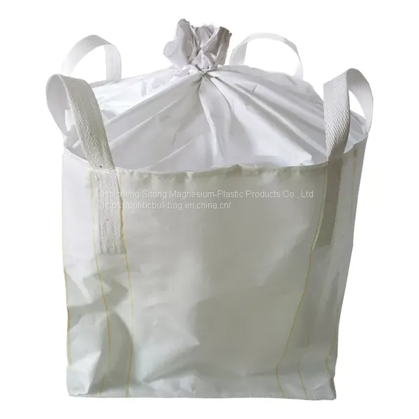 Professional Tools Trade Assurance Pp Jumbo Fibc 1Ton Bag For Sand Container Fibc Ton White Jumbo Pp Ton Bag photo-2