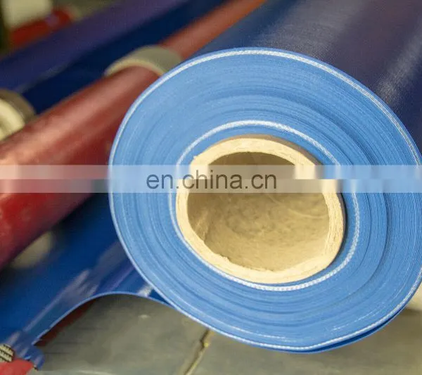 High Strength UV Resistant 900gsm Panama PVC Coated Tarpaulin for Truck Curtain Side Fabric photo-4