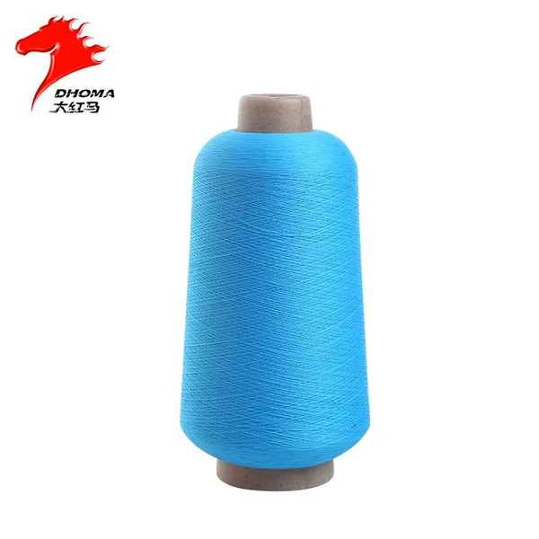 1000 Stock Colors 70D/24F/2 Nylon Yarn High Stretch Nylon Dty Yarn Hank Dyed Polyamides 6 Yarn for Elastic Webbing photo-4