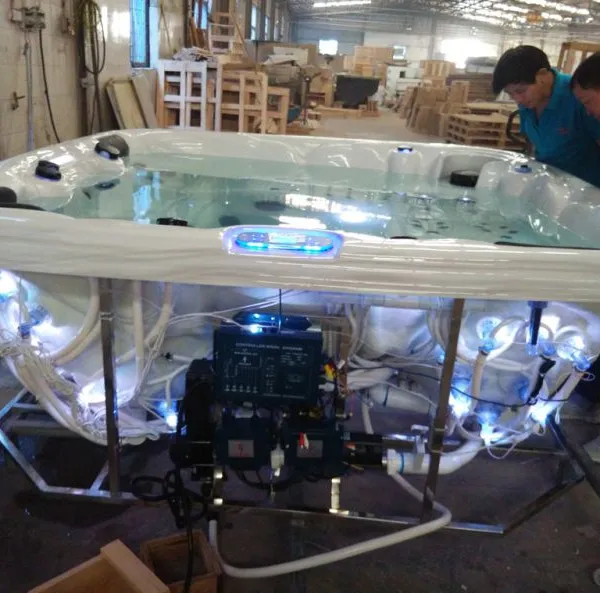 Outdoor 5 Person Entertainment Acrylic Massage Bathtub Indoor Relax Soaking SPA Hot Tub photo-5