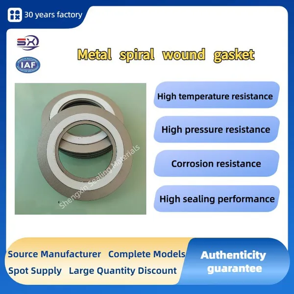 Filled Graphite Spiral Wound Gasket With Inner/Outer Ring: Conforming to ASME/JIS/DIN Standards photo-3