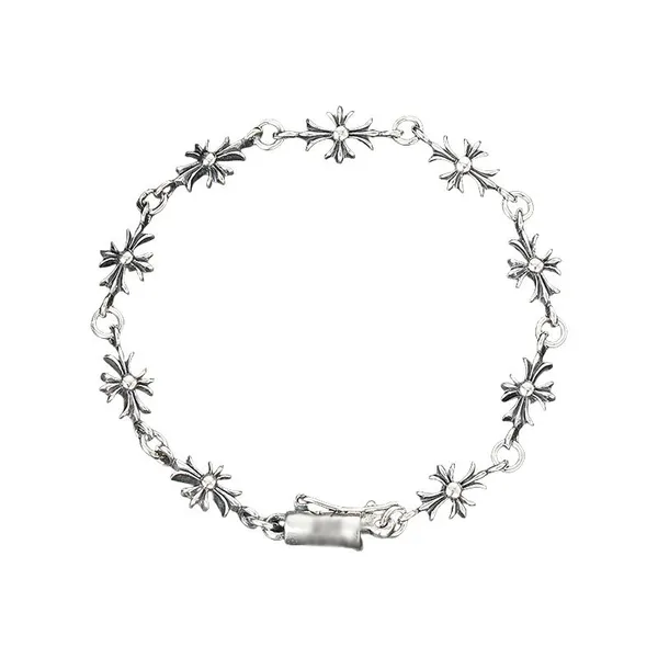 Punk Chain With Cross Necklace For Man Woman Hiphop Crosses Trend Jewelry Premium Clavicle Chain Gothic Bracelet Y2K Accessories photo-2