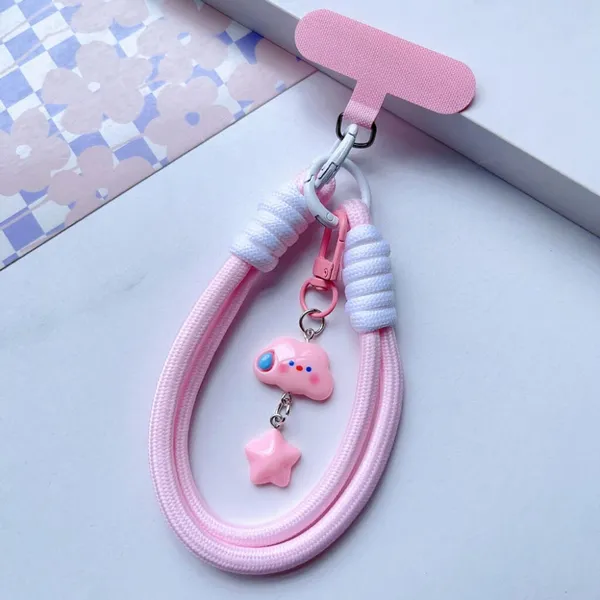 Hot Wholesale OEM Silicone Thickened Simple Lanyard Phone Case photo-2