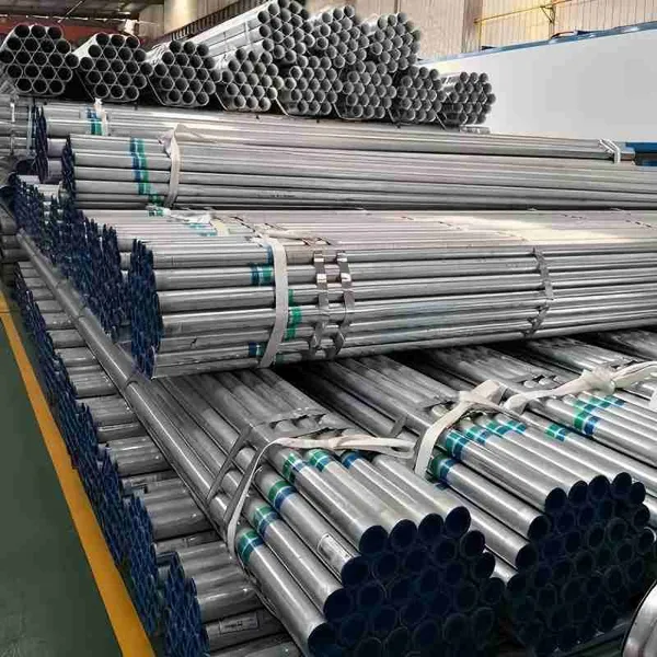 Hot Dip Galvanized Steel Pipe GI Pipe Q235 Anti-rust Zinc Coated Tube for Greenhouse Scaffold Water Supply photo-3