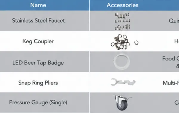 4-Tap Air-Cooled Cabinet Beer Dispenser photo-3