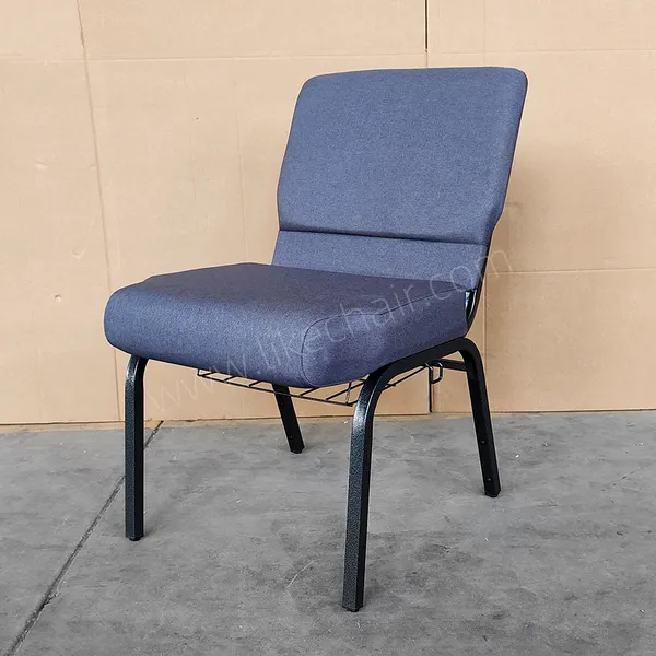 Ergonomic High Quality Steel Frame Comfortable Padded Commercial Modern Church Chair photo-2