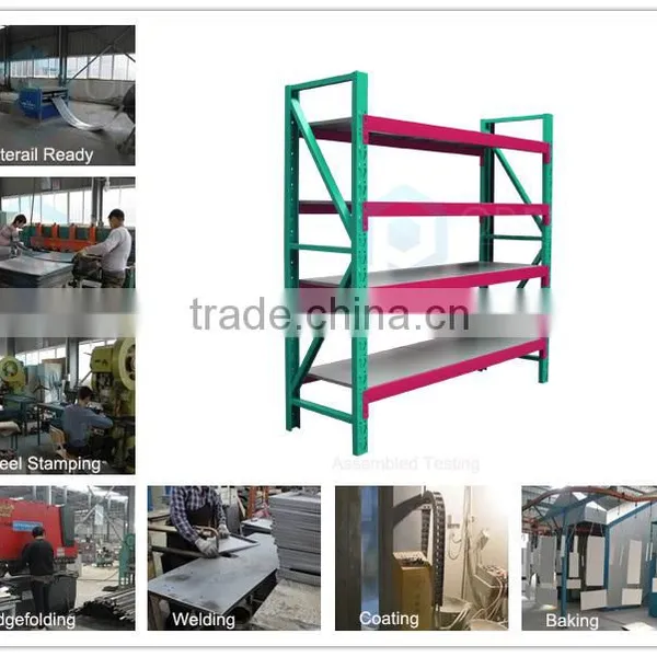 Warehouse Equipment Heavy Duty Cold Rolled Steel Goods Rack Used Industrial Steel Rack photo-4