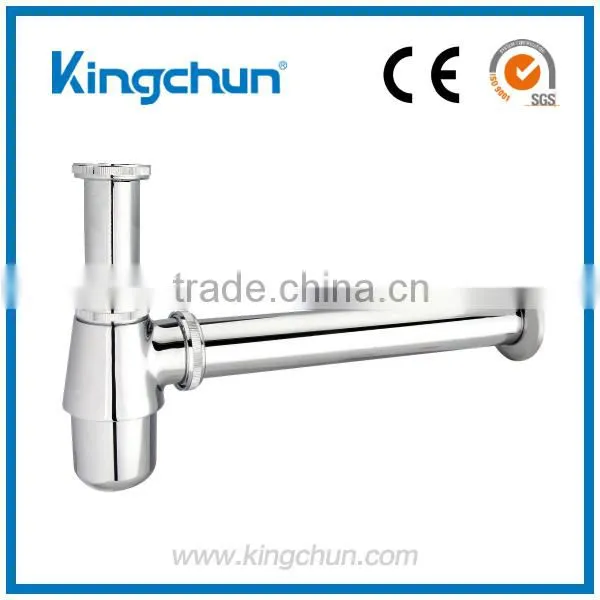 (J283-A)China supplier sink traps drain trap brass siphon