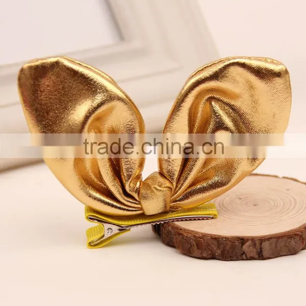 European Baby Children Hair Accessories Hot Sale Girl Rabbit Ear Hairpin Cute Baby Girl Barrettes photo-3