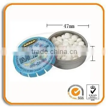 Round Plain Metal Tin Packaging for Candy photo-2