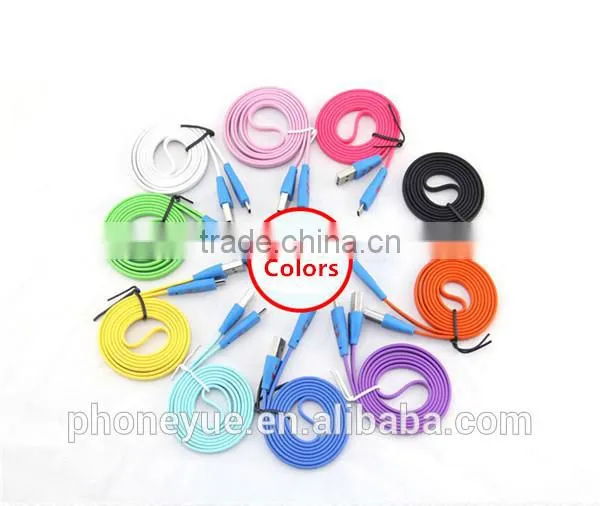 Funny 22awg Smile Face Led Light Usb Cable for Mobile Phone photo-3