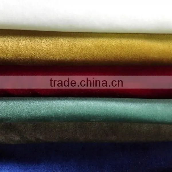 Wholesale Shiny Warp Knitting Italian Velvet Sofa Fabric For Home Textile Decoration photo-3
