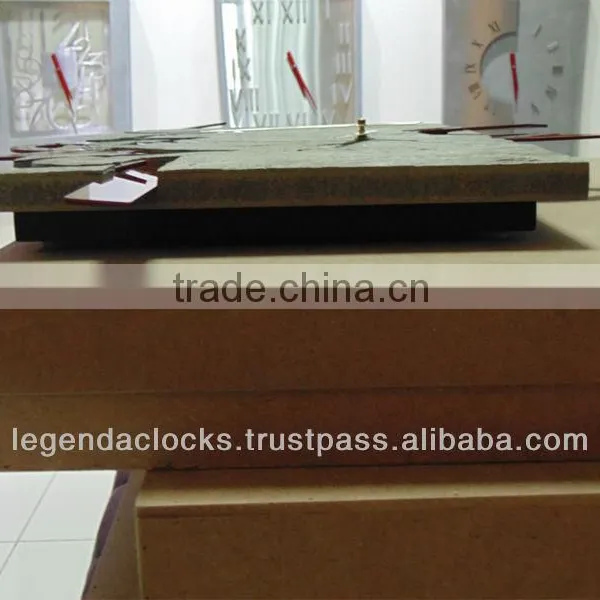 2014 New Design Clock, Stone Veneer Wall Clock With Acrylic Numbers, Unique Clock, Designer Clock, Decorative Wall Clock photo-5