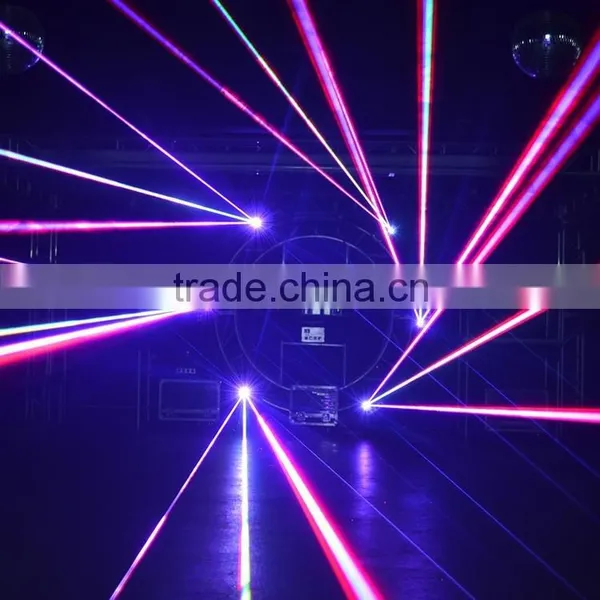 2W 25K ILDA Animation Laser Light DMX Control Stage Laser Projector DJ Disco RGB Laser Lighting photo-3