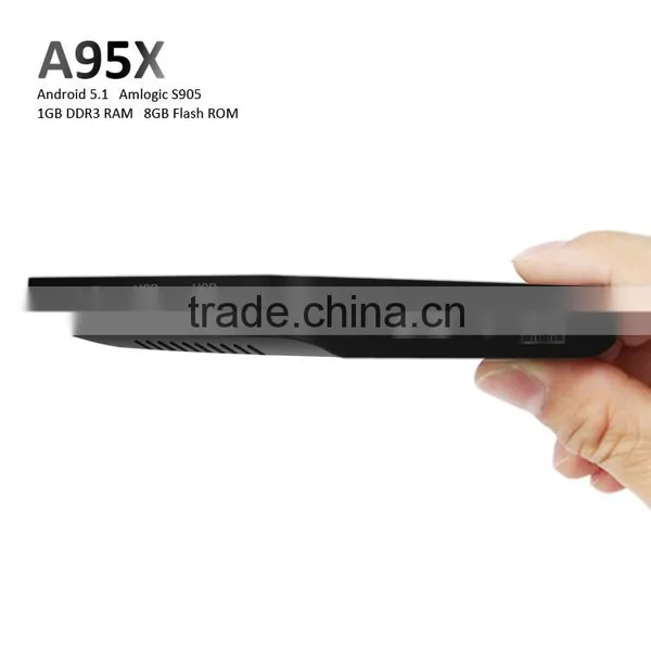 A95X New Private Mould Tooling Amlogic S905 Android 5.1 Box With Shortcuts Function Remote Control photo-3