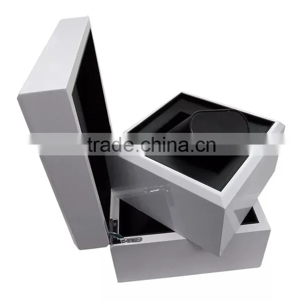 Luxury High Glossy Piano Lacquered Watch Box Wooden Watch Packing Box photo-3