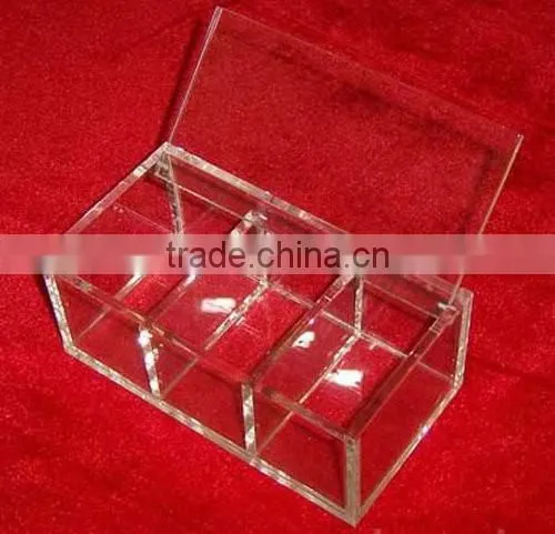 Traditional Divided Acrylic Storage Box,modern Colorful Acrylic Display Box photo-2