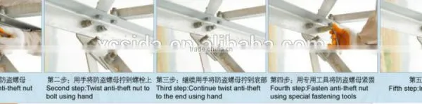 Outdoor Public Utilities Ball Type Anti-theft Nut photo-4