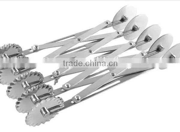 Pizza Double Roller Knife,,five Blade/7 Blade Roller Knife for Pizza photo-4