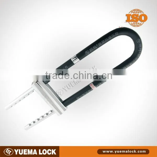 Motorbike Lock, Double Locking Mechanism, Hardened Shackle, Best Security Spinning Cylinder photo-4