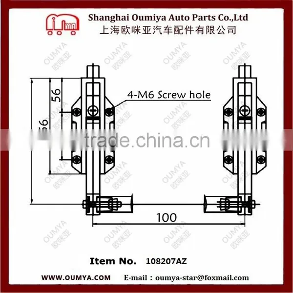 Hardware Oven Door Handle Latch/ Zinc Alloy Oven Handle Latch/ Oven Handle 108207AZ photo-2