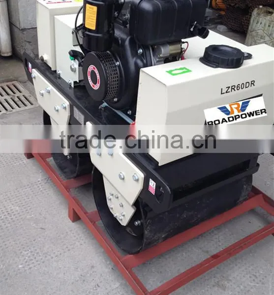 2015 Walk Behind Soil Double Drum Mini Vibratory Tamping Roller