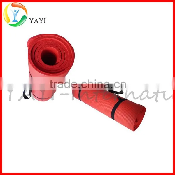 Cheap High Density NBR Exercise Yoga Mat With Carry Strap photo-4