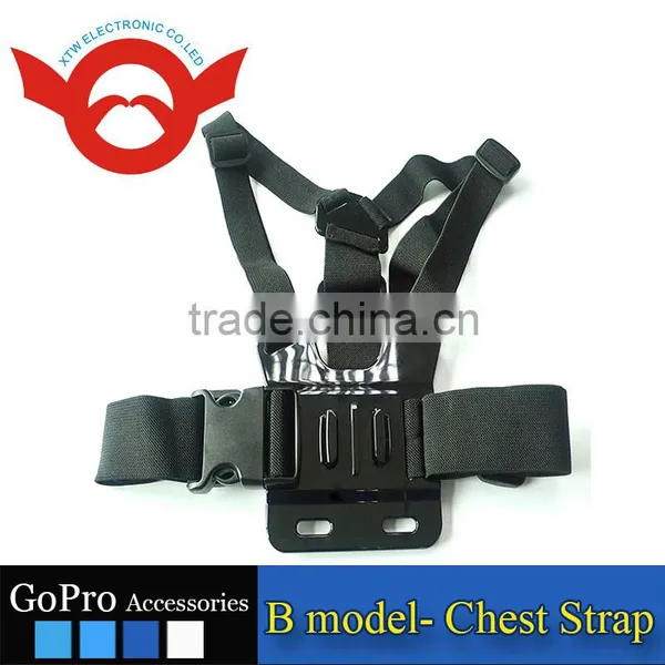 A Model: Chest Body Strap for GoPro Hero 2/3/3+/4/4 Session Shape the Same as Original One photo-6