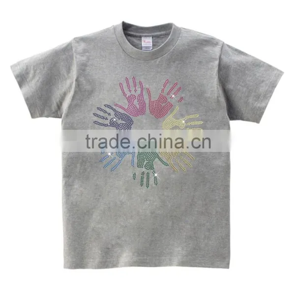 Colorful Hand Printing OEM Service Short Sleeves for Group Activities Men's Tshirt photo-4