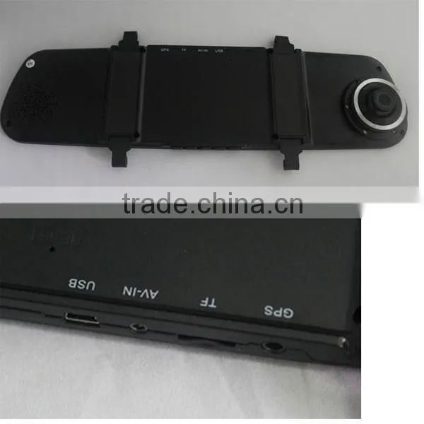 4.3 Inch Dual Camera Recorder Car Dvr Rearview Mirror photo-2