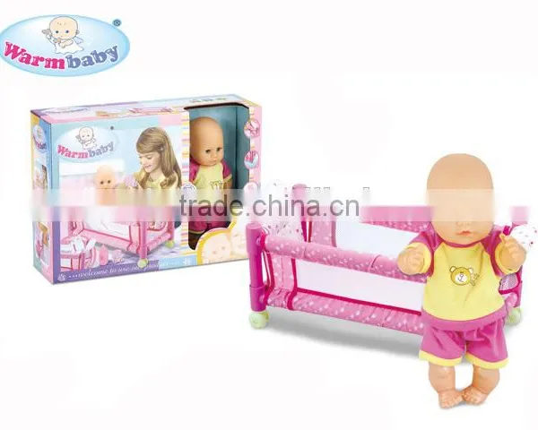 New Design Hot Sale Cheap 12 Inch China Baby Alive Doll With Bed photo-5