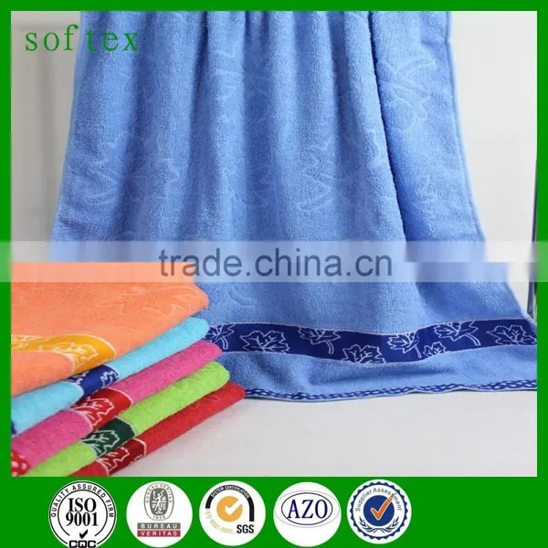 Polyester-cotton Customized Logo Bath Towels Wholesale photo-5