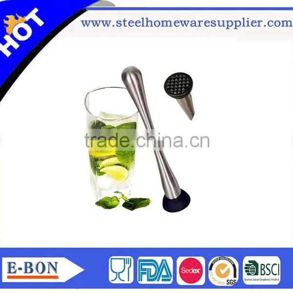 High Quality Stainless Steel Cocktail Muddler Bar Tools Barware Supplier's Choice photo-2