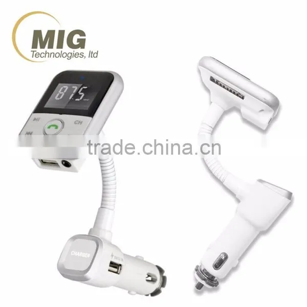 Bluetooth Car Kit Charging Phone Hand-free Cellphone Calling With Car FM Stereo System photo-3