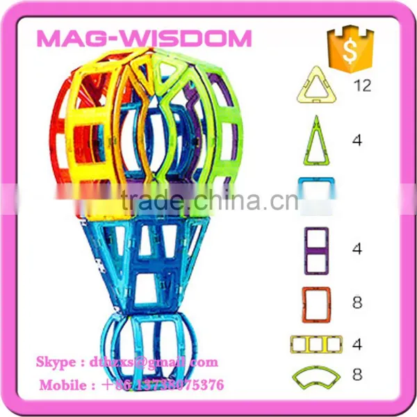 Mag Wisdom Childrens Magnetic Building Blocks 118PCS photo-2