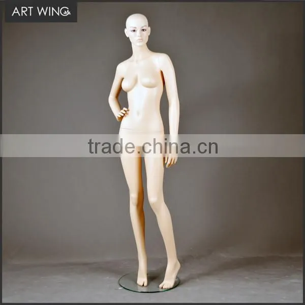 Life Like Make-up Clear Chrome Female Mannequin on Stand Supplier's Choice photo-3