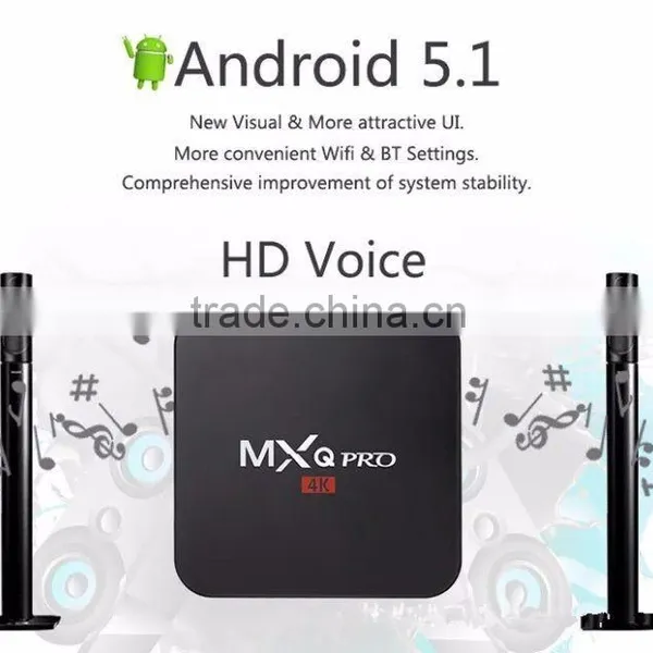 MXQ PRO 4K Android 5.1 S905 QUAD CORE Kodi Stream Box Kodi Preinstalled Add Ons Watching European Cup Football Free photo-2