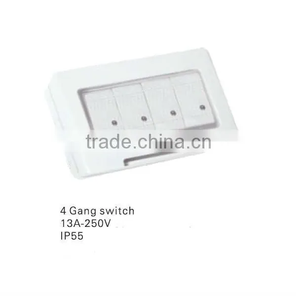 4 Gang Waterproof Switch