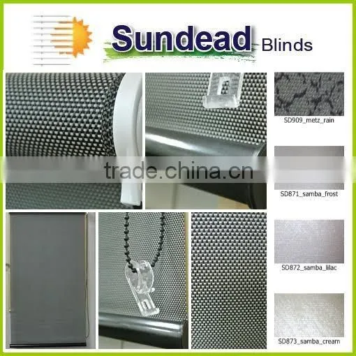 Blackout Shiny Vinyl Curtain and Blinds Double-printing Pattern Fire Retardant photo-3
