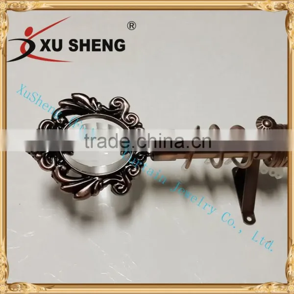 Popular Curtian Rods,Zinc Alloy Crystal Curtain Rod Quality Choice